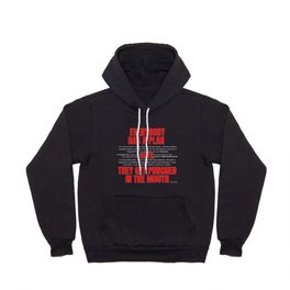 Everybody has a plan until they get punched in the mouth, red Hoody