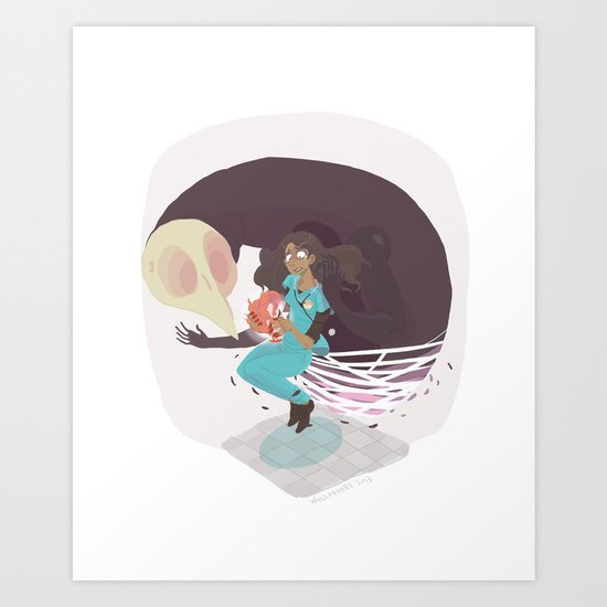 I've Been Lied To / Now I'm Fuzzy Art Print