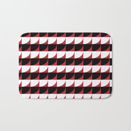 Harley Quinn Quarter Circles Bath Mat