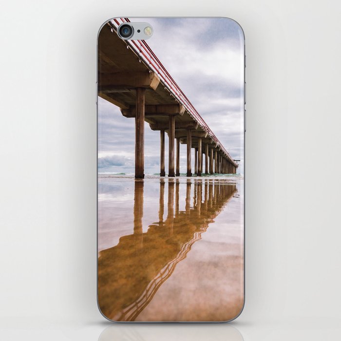 Pier Reflecting in the Water iPhone Skin