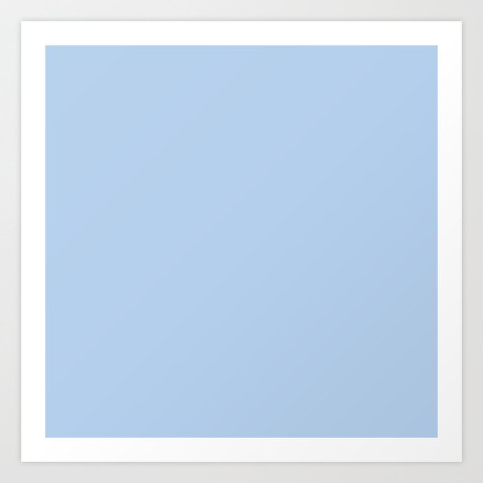 Pale Pastel Blue Solid Color Art Print By Podartist Society6 Pale Pastel Blue Solid Color Art Print By Podartist Society6