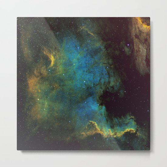 North American and Pelican Nebula Metal Print