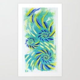 in a whirl Art Print