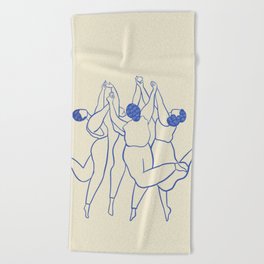 Women Unite Beach Towel | Together, Digital, Solidarity, Painting, Woman, United, Support 