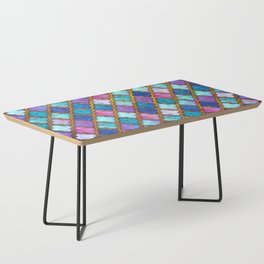 Moroccan tile iridescent pattern Coffee Table