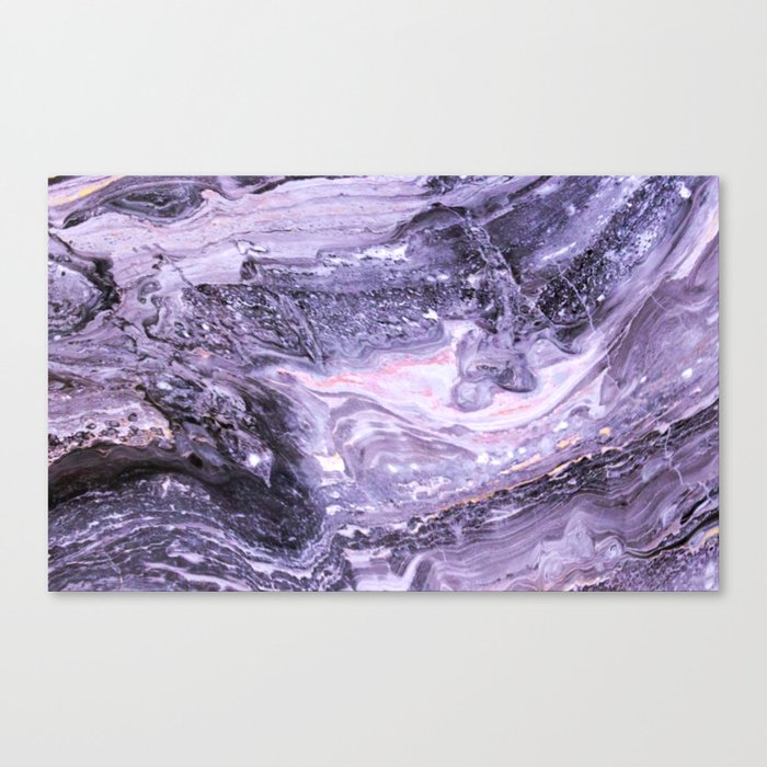 Purple Gem Amethyst Canvas Print