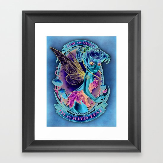 Those Who Wander Are Not Always Lost Framed Art Print