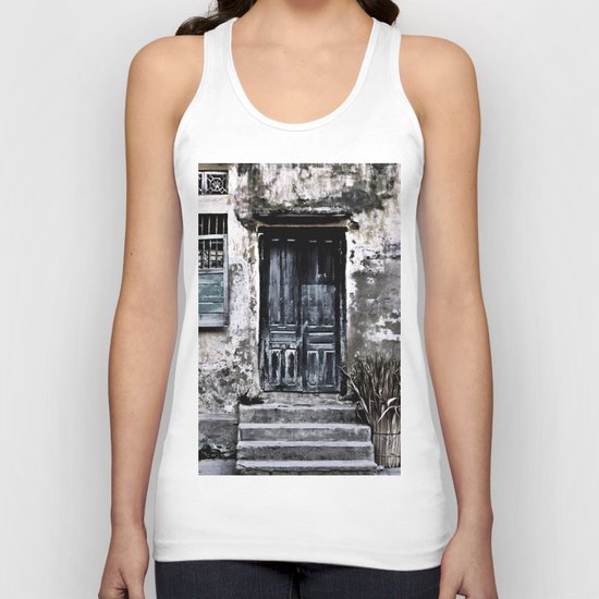 Vietnamese Facade Unisex Tank Top