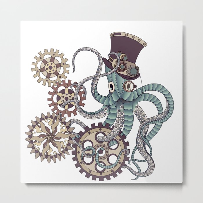 Mr. Octopus Metal Print