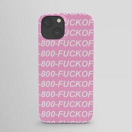1-800-FUCKOFF iPhone Case