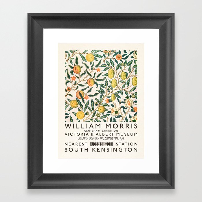 William Morris Art Exhibition Framed Art Print