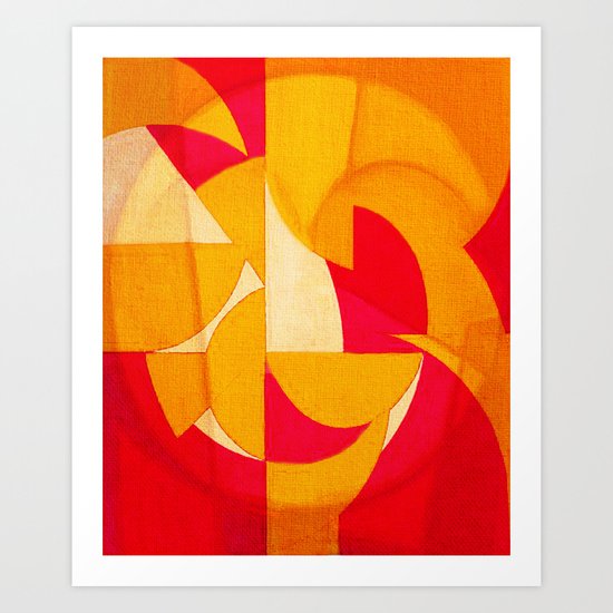 Geometric Reconstruction 2 Art Print