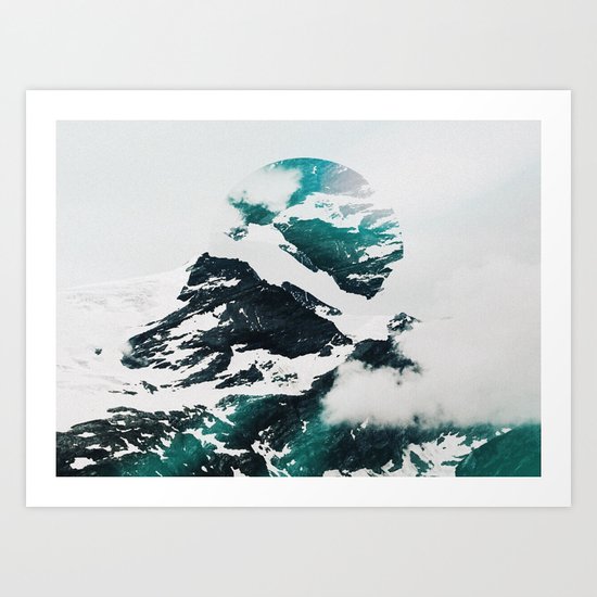 My head is an animal Art Print