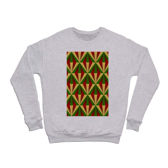 Geo Diamond Christmas Pattern VII Crewneck Sweatshirt