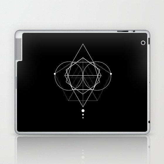 Rhombus dots geometry Laptop & iPad Skin