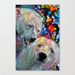I'm Just Gonna Nibble on Your Ear Maybe a Little Bit... Canvas Print