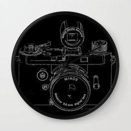 Minox camera Wall Clock | Illustration 