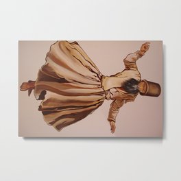 The Remembrance of Allah - A Sufi Whirling Dervish Metal Print | Painting, Love, People 