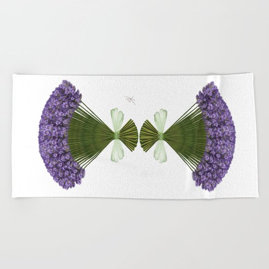 Bunch of lavender Beach Towel