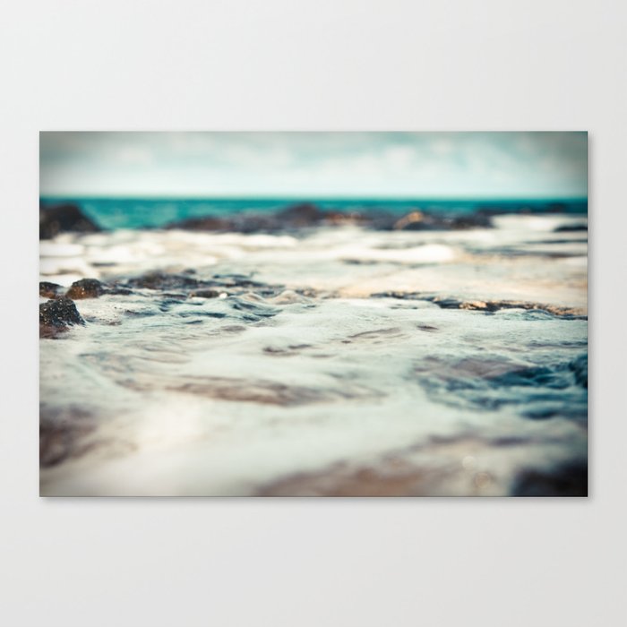 Kauai Sea Foam Canvas Print