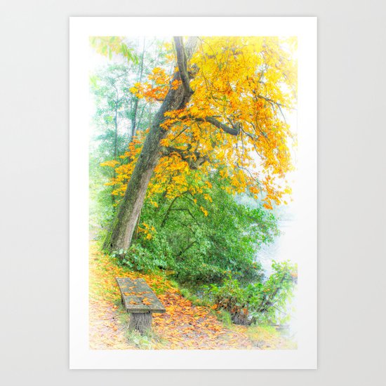 Stop For A While Art Print