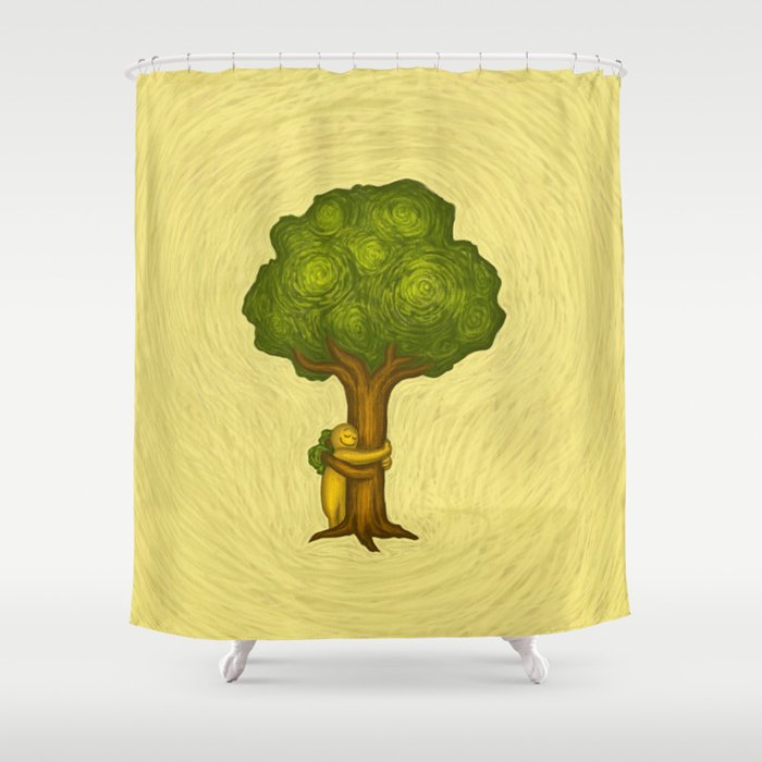 Tree Hugger Shower Curtain