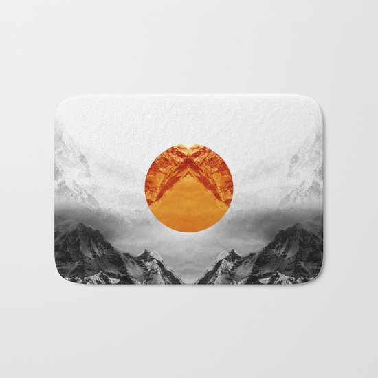 Why down the circle Bath Mat