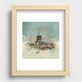 Galata Tower Recessed Framed Print