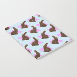 Chocolate Bunny Pattern Notebook