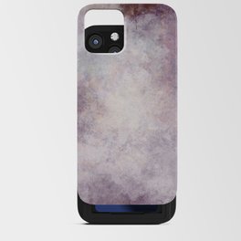 Old purple grey paper iPhone Card Case