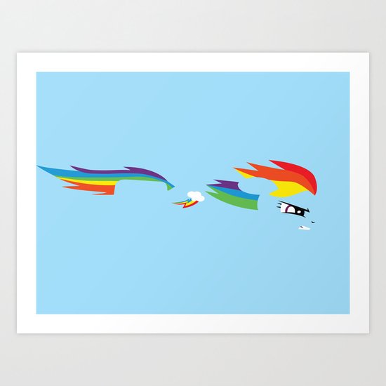 Rainbow Dash 2 Art Print