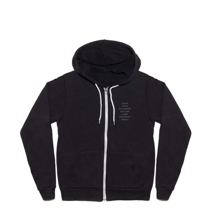 Expensive black cheap hoodie