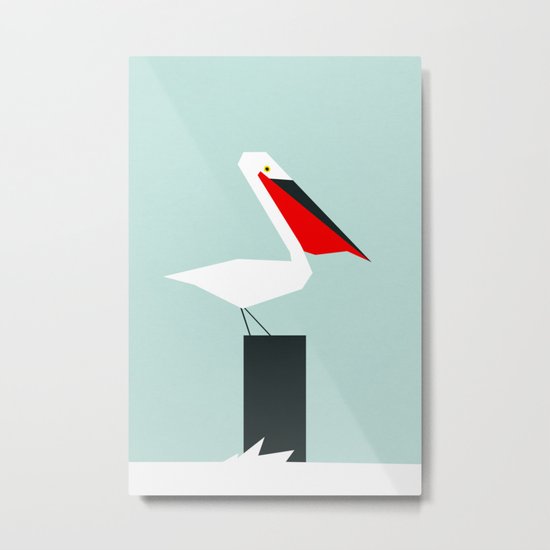 Pelican Metal Print