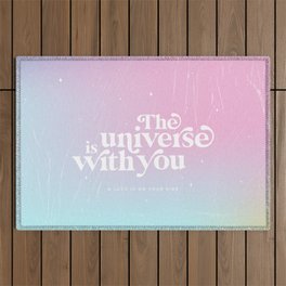 The universe is with you Outdoor Rug