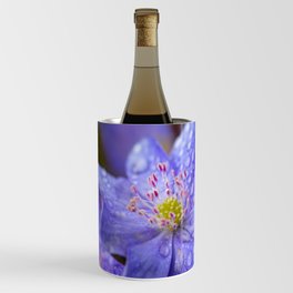 Wet lilac flower macro photography Wine Chiller