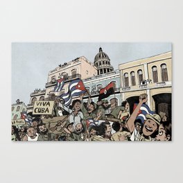 Cuban revolution Canvas Print