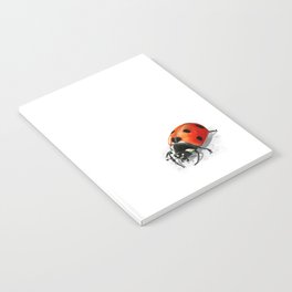 Ladybug art print Notebook