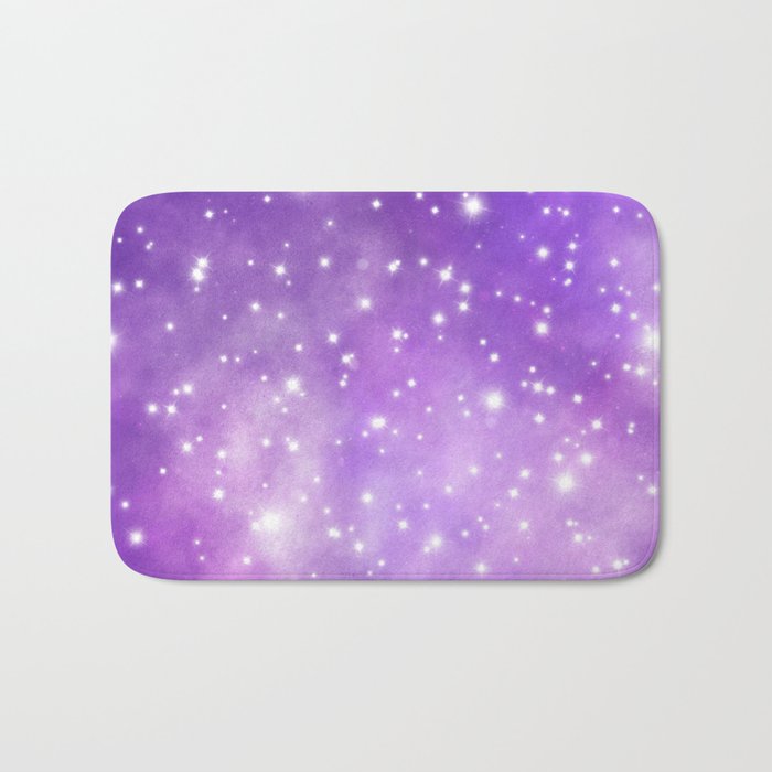 Purple Princess Galaxy  Bath Mat