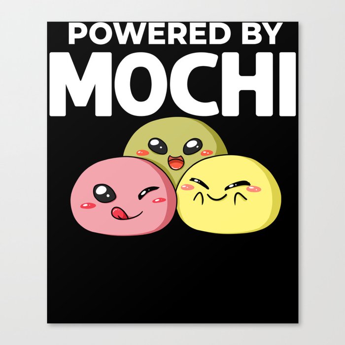 Mochi Ice Cream Donut Rice Cake Balls Canvas Print
