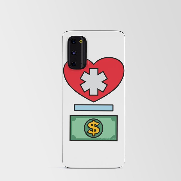 Health Over Wealth Android Card Case