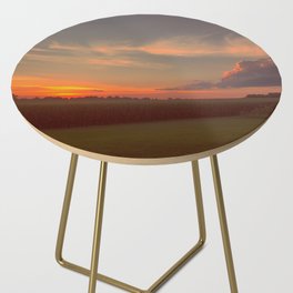 Sunset On the Farm Side Table