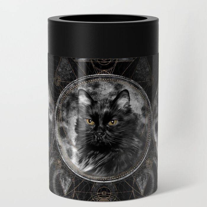 Triple Moon - Black cat Can Cooler