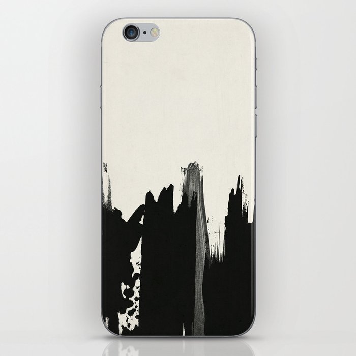 Black Paint Layers iPhone Skin