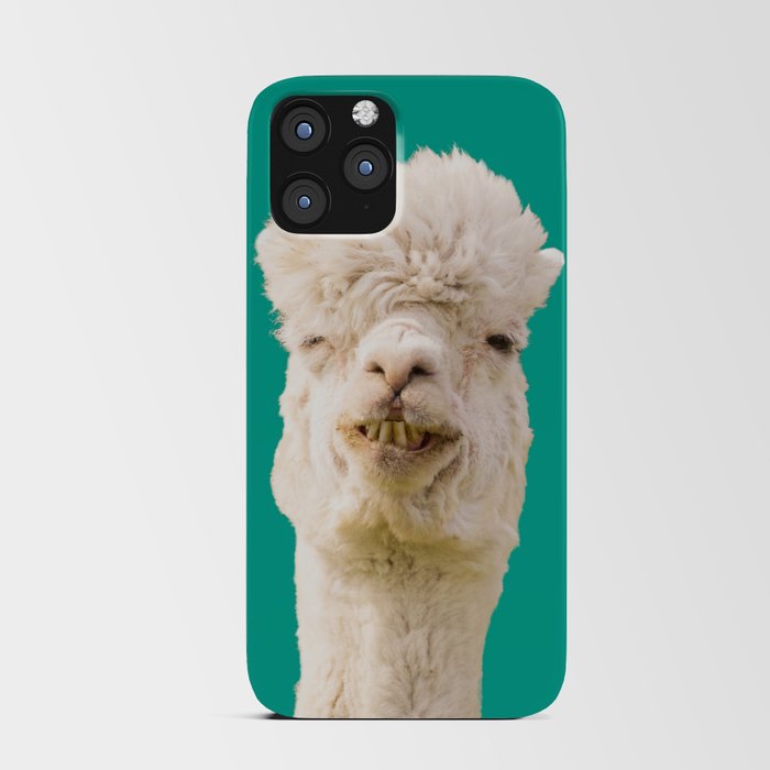 Funny Alpaca iPhone Card Case