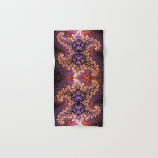 Fiery dragon spirals and orbs Hand & Bath Towel