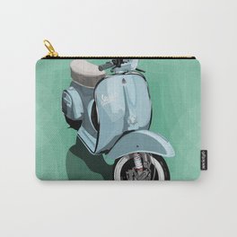 Vespa bluish Carry-All Pouch | Graphicdesign, Vector, Wasp, Concept, Vectors, Moto, Scooter, Other, Motorcycle, Vespa 