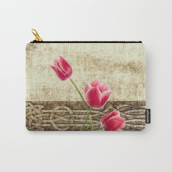 vintage flowed Carry-All Pouch