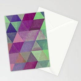 Triangles Stationery Cards