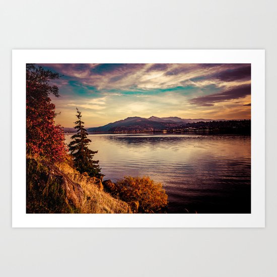 Serenity Lake Art Print