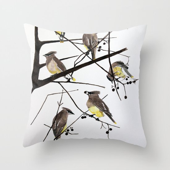 They groom each other Throw Pillow